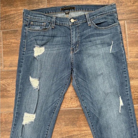 Flying Monkey Distressed Blue Skinny Jeans - Picture 2 of 5